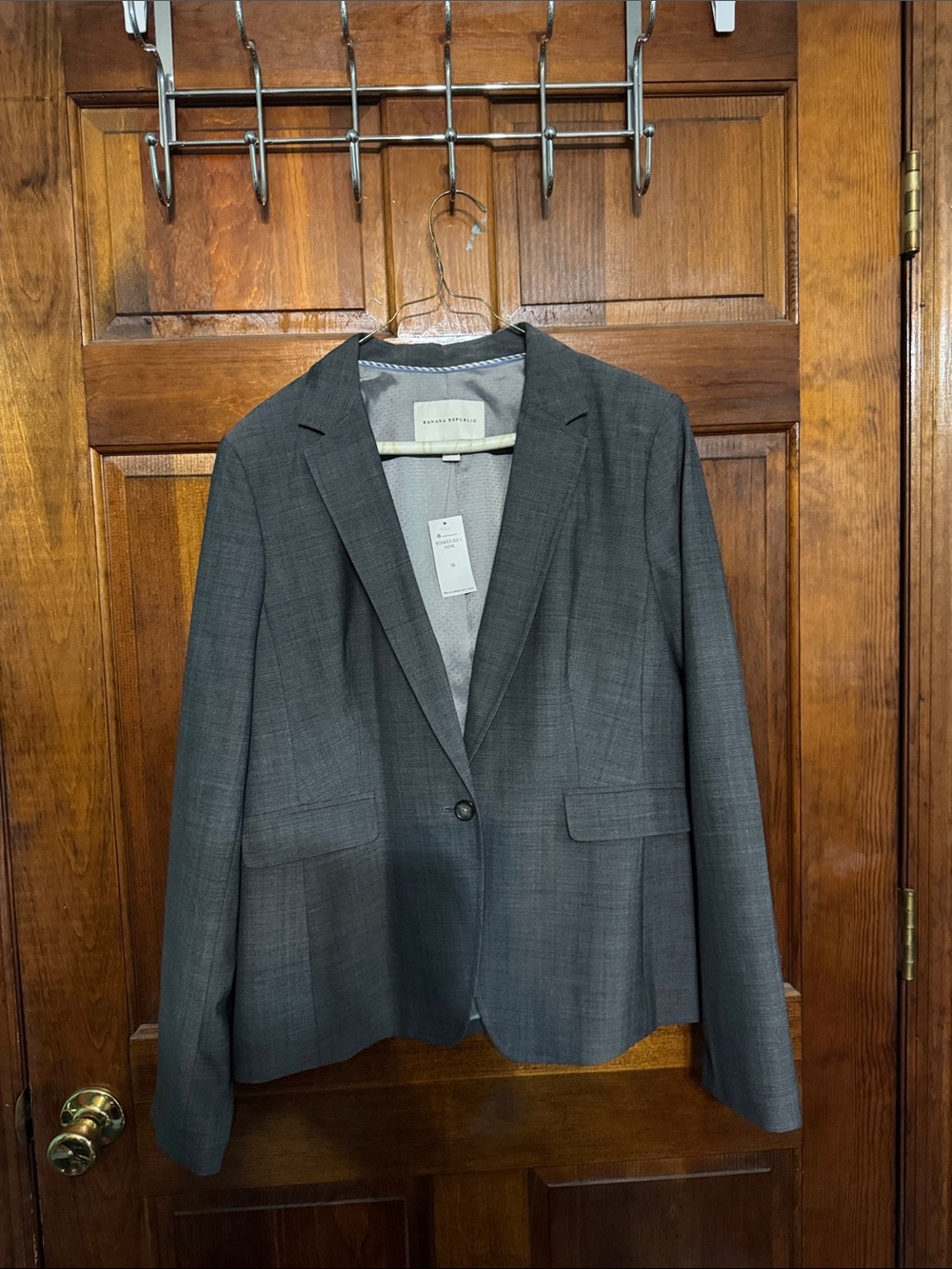 Banana Republic Charcoal Gray Women's Blazer